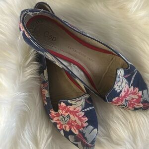 Floral canvas flats 7